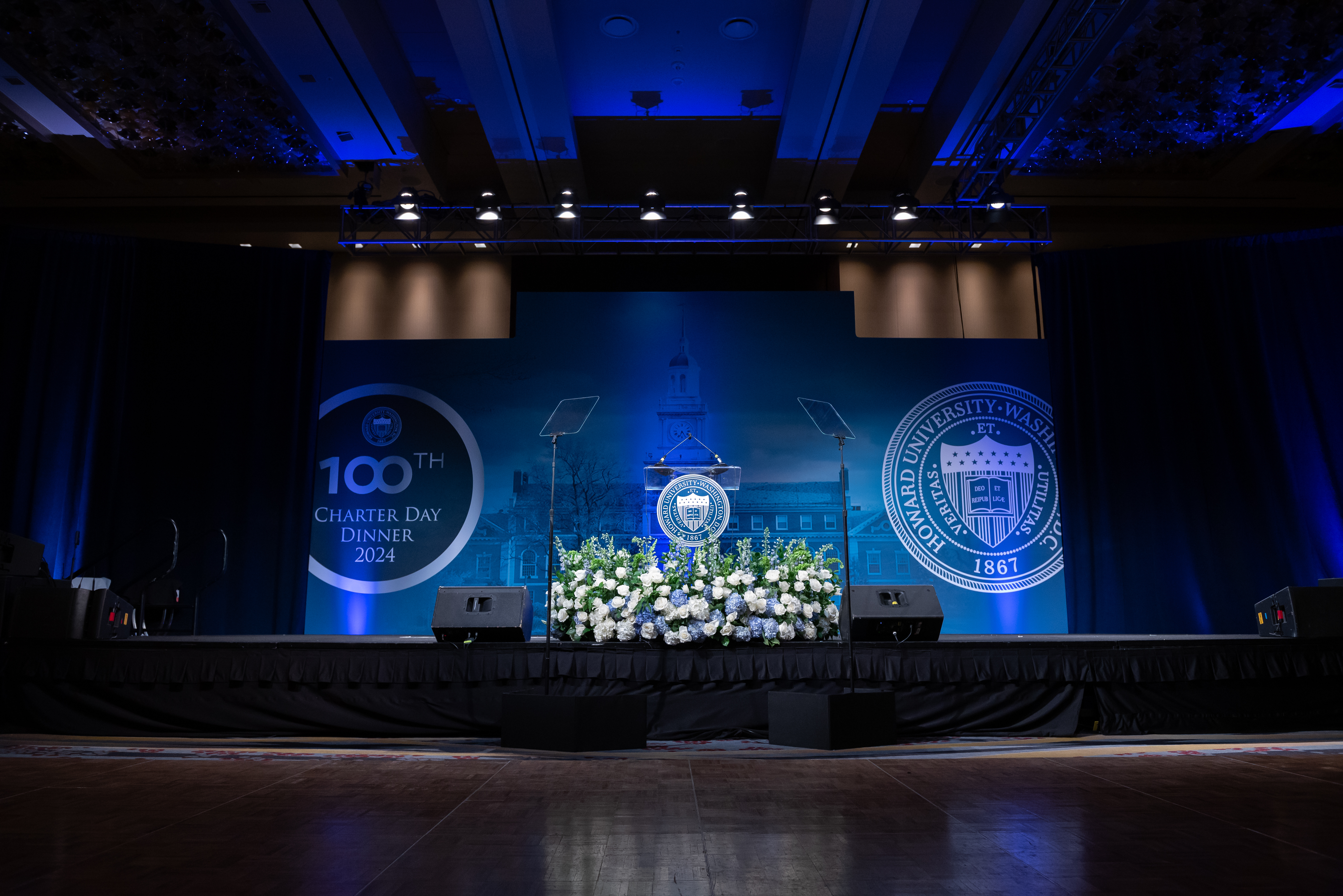 Stage of Charter Day Dinner 2024