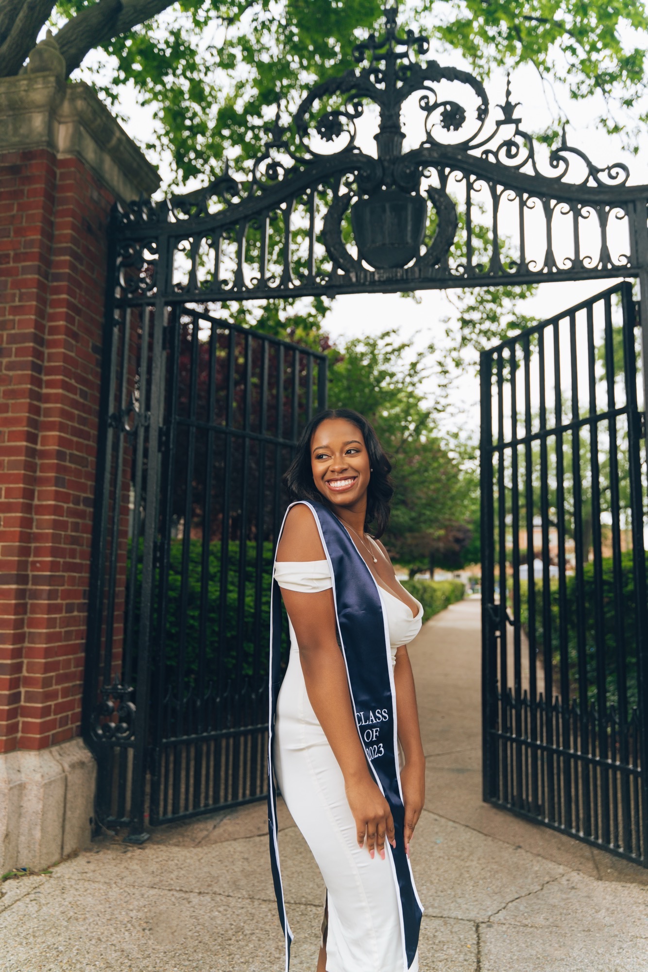 Mariah Cooley at graduation