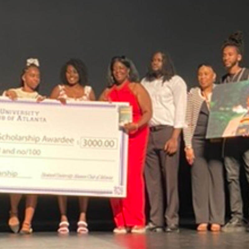 Photo of scholarship award in honor of Leanie Carline Fils, Class of 2017