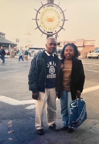 photo of Shanika and her father