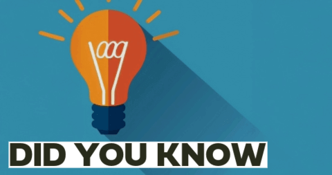 graphic with Did You Know and a light bulb